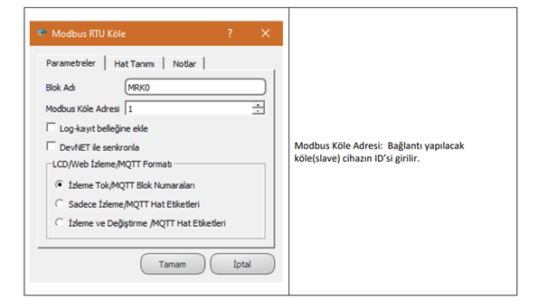 PLC Programlama MODBUS-RTU-KOLE-Ozel-Ayarlar-