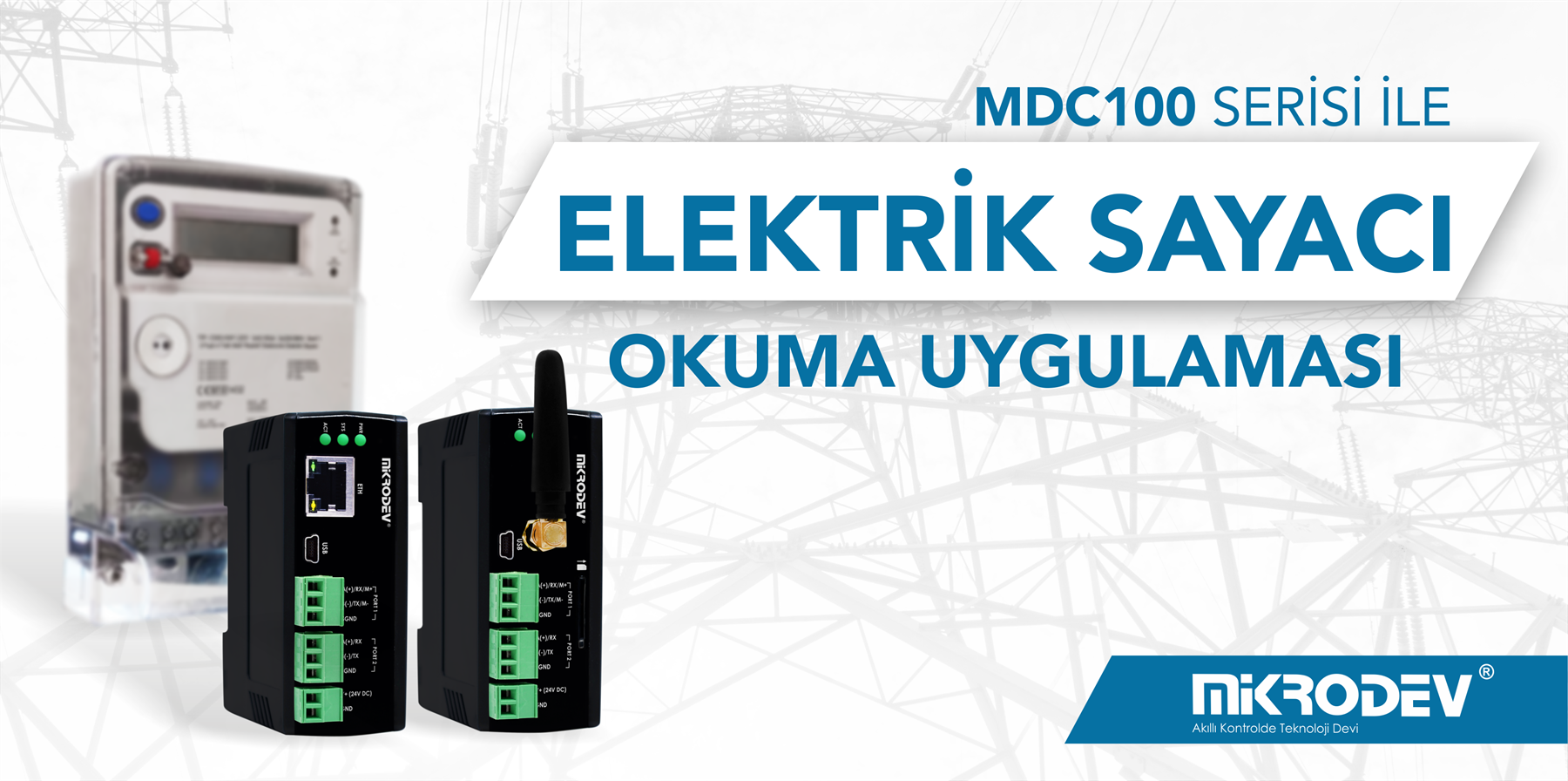 DLMS ile Elektrik Sayaçlarını Okuyun, MODBUS ile Entegre Edin