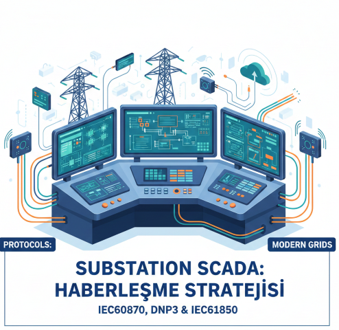 Trafo Merkezi SCADA için Haberleşme Stratejisi: IEC60870, DNP3 ve IEC61850 Trafo Merkezi SCADA için Haberleşme Stratejisi: IEC60870, DNP3 ve IEC61850