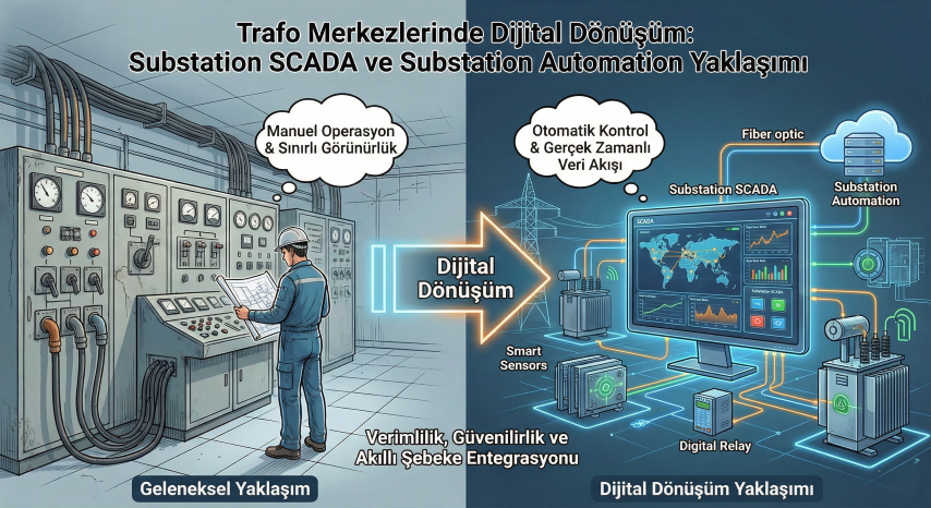 Trafo Merkezlerinde Dijital Dönüşüm: SCADA ve Trafo Merkezi Otomasyonu