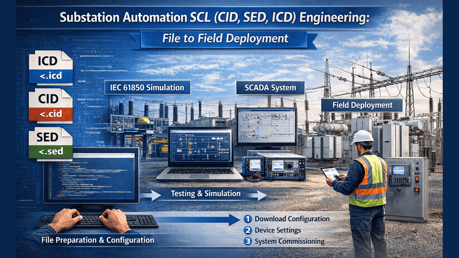 SCL (CID, SED, ICD) Engineering in Substation Automation: From File to Commissioning SCL (CID, SED, ICD) Engineering in Substation Automation: From File to Commissioning