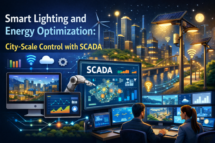 Smart Lighting and Energy Optimization: City-Scale Control with SCADA